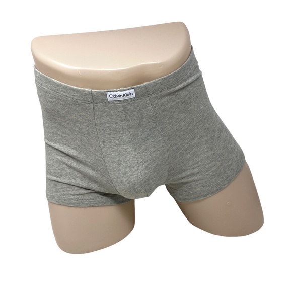 Calvin Klein Men's Underwear 3 Pack Cotton Stretch Trunk Black White NB3262900 - Picture 2 of 9